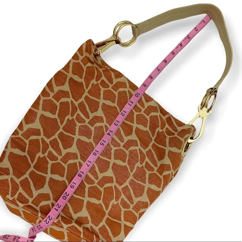 JPK Paris 75 Giraffe Print LE Bucket Canvas Tote Bag